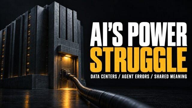 AI Power Struggles: Data Centers, Agent Errors and Shared Meaning