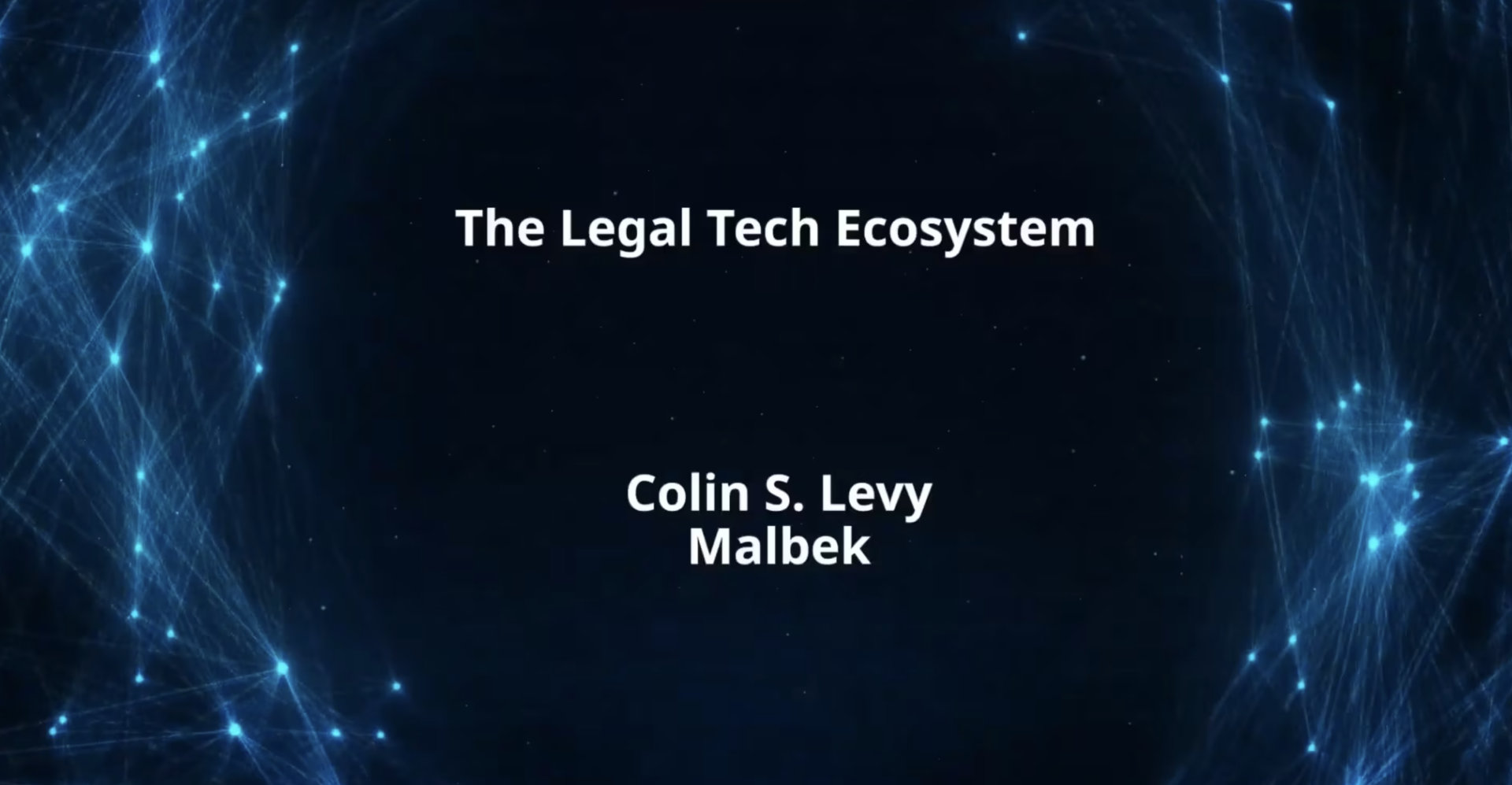 The Legal Tech Ecosystem AI in Action 2023 Techstrong TV